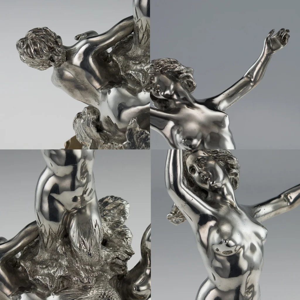 Pushkin Antiques - ANTIQUE 20thC ITALIAN EUGENIO AVOLIO SOLID SILVER SCULPTURES, NAPLES c.1930-19.jpg