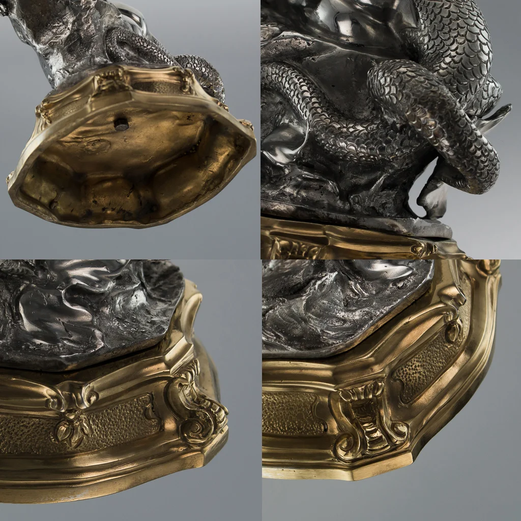 Pushkin Antiques - ANTIQUE 20thC ITALIAN EUGENIO AVOLIO SOLID SILVER SCULPTURES, NAPLES c.1930-18.jpg