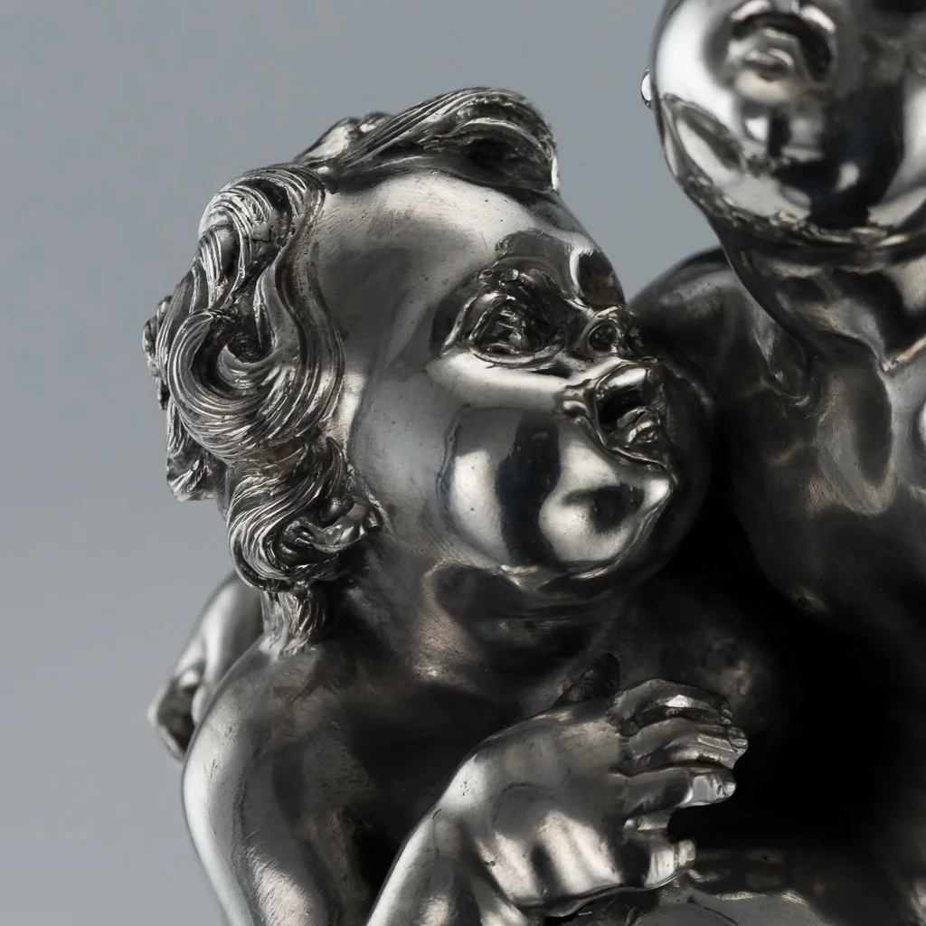 Pushkin Antiques - ANTIQUE 20thC ITALIAN EUGENIO AVOLIO SOLID SILVER SCULPTURES, NAPLES c.1930-09.jpg