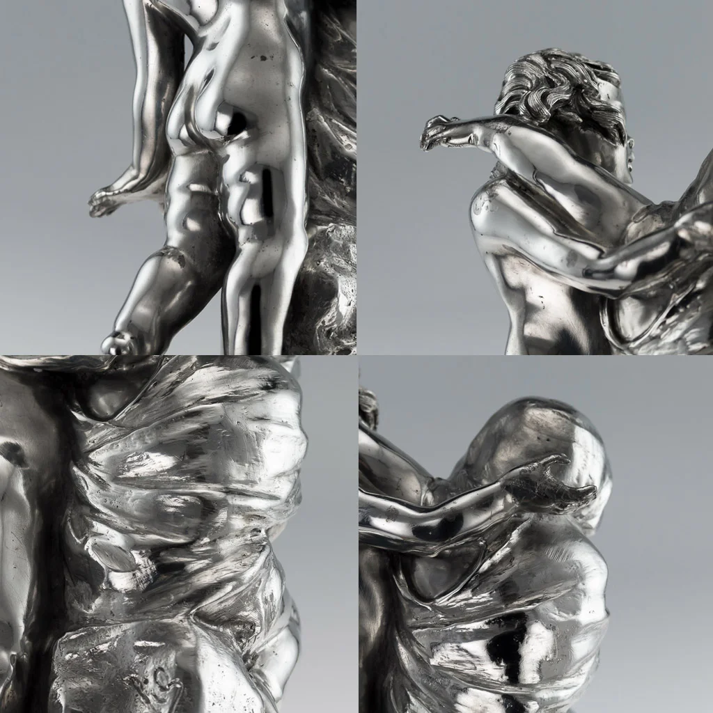Pushkin Antiques - ANTIQUE 20thC ITALIAN EUGENIO AVOLIO SOLID SILVER SCULPTURES, NAPLES c.1930-18.jpg