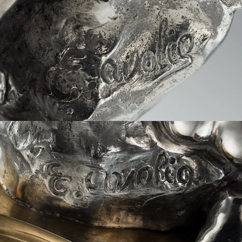 Pushkin Antiques - ANTIQUE 20thC ITALIAN EUGENIO AVOLIO SOLID SILVER SCULPTURES, NAPLES c.1930-20.jpg
