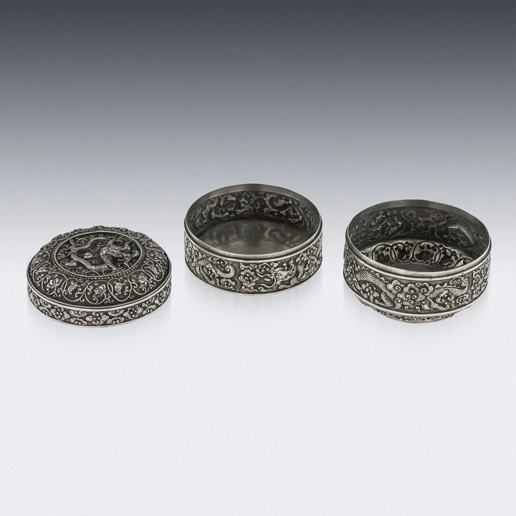 Pushkin Antiques - ANTIQUE 19thC RARE CHINESE SOLID SILVER DOUBLE BOX, H.T, HANOI c.1890 - 07.jpg