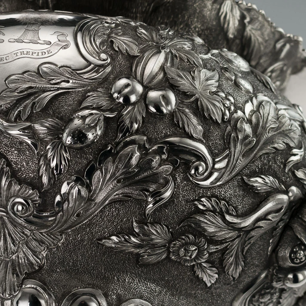 Pushkin Antiques - ANTIQUE 19TH CENTURY GEORGIAN EXCEPTIONALLY RARE SOLID SILVER HOT WATER URN : SAMOVAR, HENNELL c.1821 - 20.jpg
