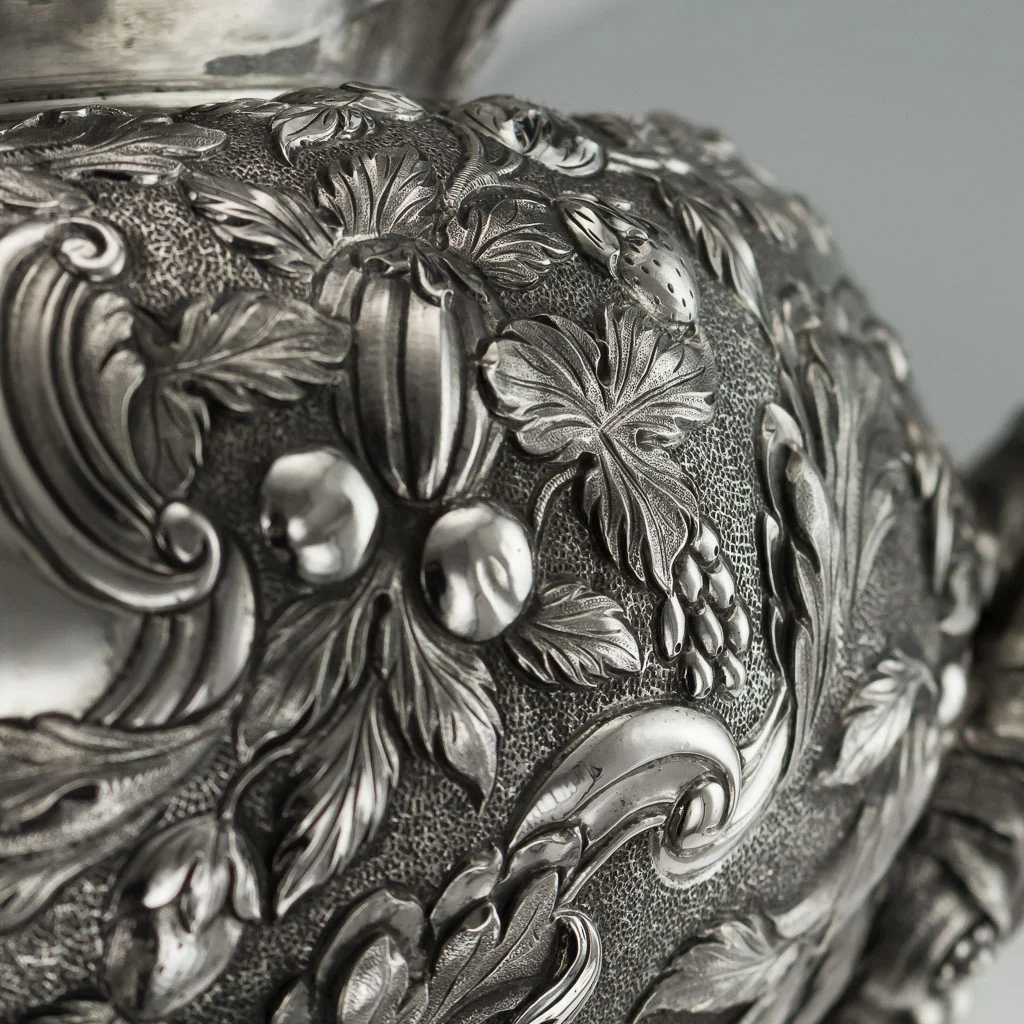 Pushkin Antiques - ANTIQUE 19TH CENTURY GEORGIAN EXCEPTIONALLY RARE SOLID SILVER HOT WATER URN : SAMOVAR, HENNELL c.1821 - 21.jpg