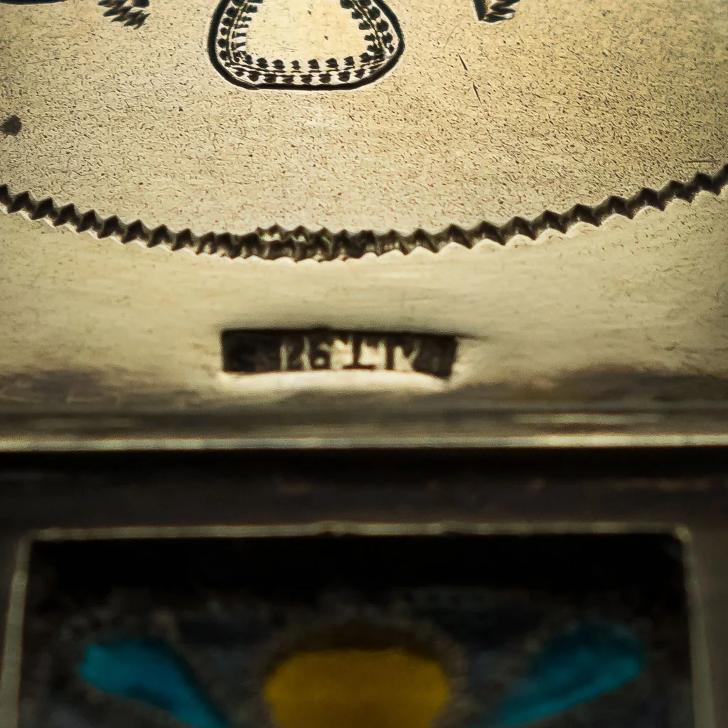 Pushkin Antiques - ANTIQUE 19thC NORWEGIAN SOLID SILVER & PLIQUE A JOUR ENAMEL SPOON c.1880 - 20.jpg