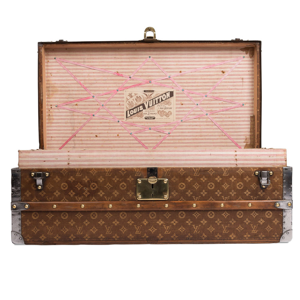 Sold at Auction: Louis Vuitton, Early 20th c. Louis Vuitton Monogram Steamer  Trunk