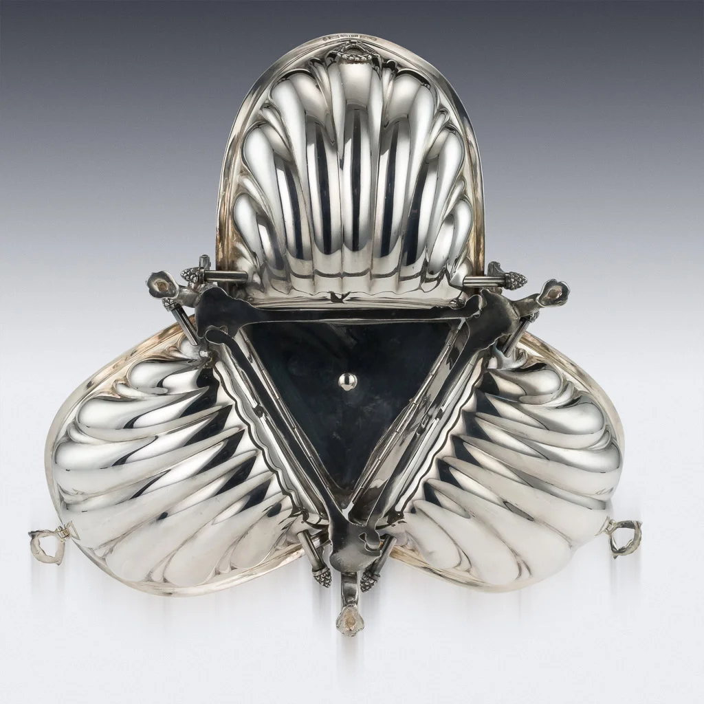 PUSHKIN ANTIQUES 2 - STUNNING 20thC ITALIAN SOLID SILVER 925 BISCUIT BOX, CASSETTI c.1970 - 07.jpg