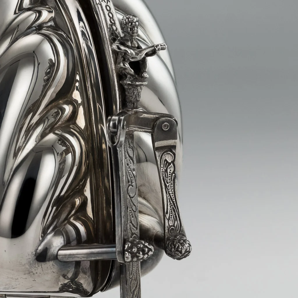 PUSHKIN ANTIQUES 2 - STUNNING 20thC ITALIAN SOLID SILVER 925 BISCUIT BOX, CASSETTI c.1970 - 13.jpg