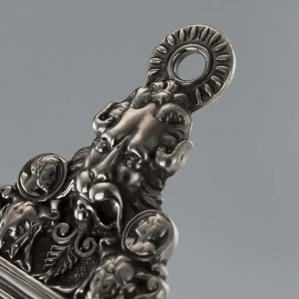 PUSHKIN ANTIQUES 2 - ANTIQUE 19thC RARE VICTORIAN SOLID SILVER CHAMBERSTICK, EDWARD FARRELL c.1846 - 10.jpg