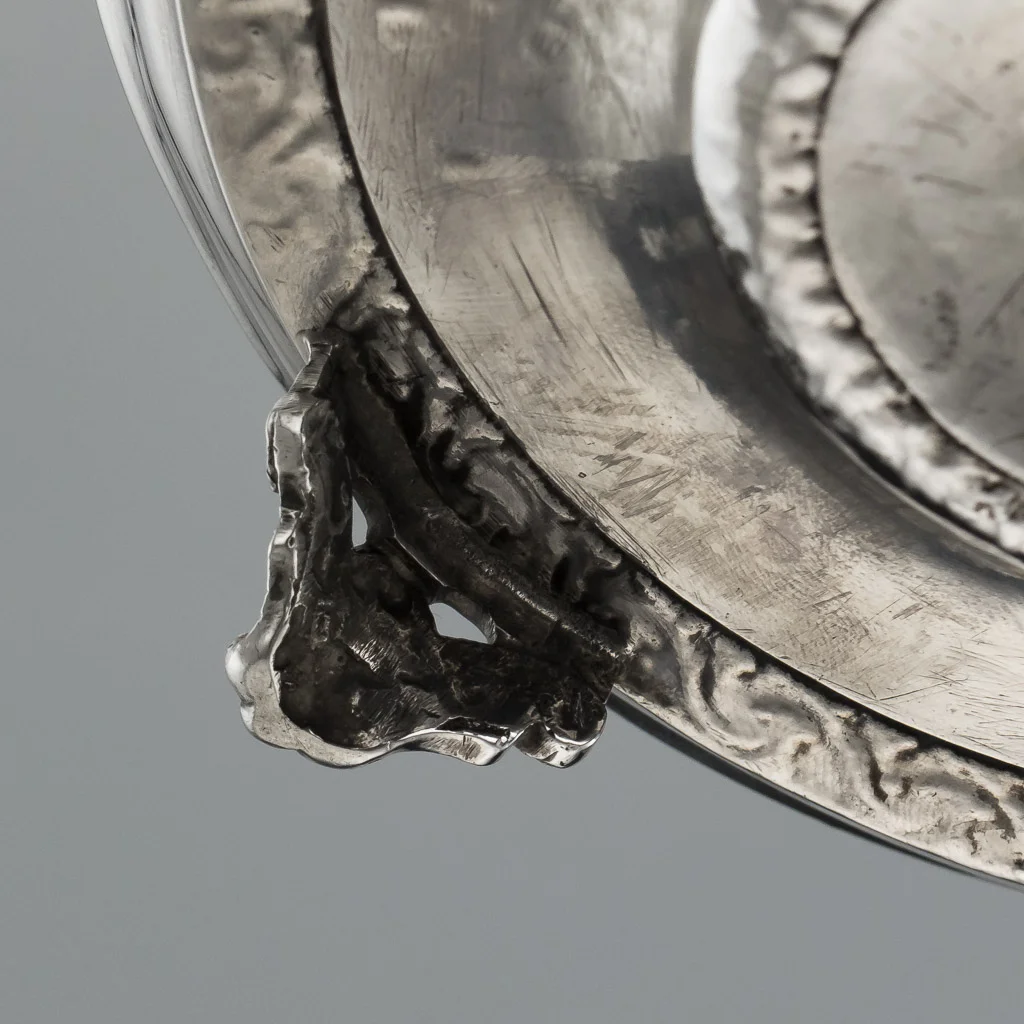 PUSHKIN ANTIQUES 2 - ANTIQUE 19thC RARE VICTORIAN SOLID SILVER CHAMBERSTICK, EDWARD FARRELL c.1846 - 19.jpg