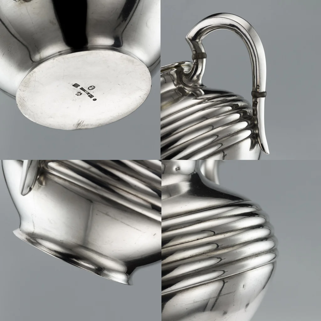 PUSHKIN ANTIQUES - ANTIQUE 19thC IMPERIAL RUSSIAN SOLID SILVER TEA SERVICE, SAZIKOV c.1866 - 12.jpg