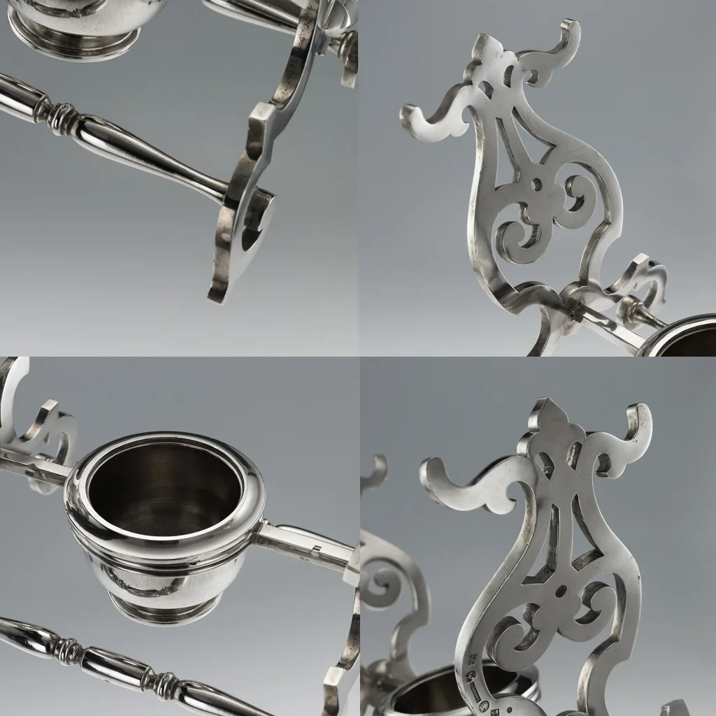PUSHKIN ANTIQUES - ANTIQUE 19thC IMPERIAL RUSSIAN SOLID SILVER TEA SERVICE, SAZIKOV c.1866 - 18.jpg
