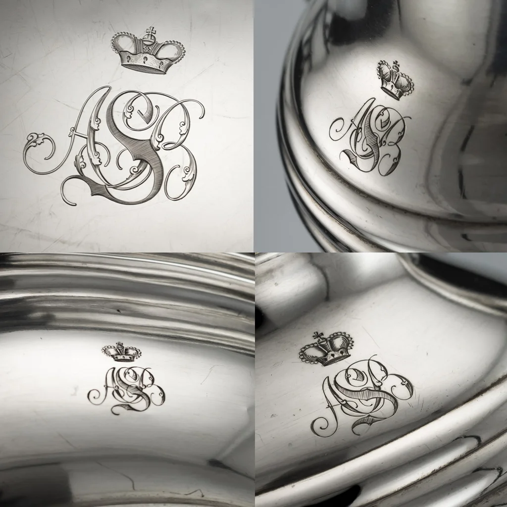 PUSHKIN ANTIQUES - ANTIQUE 19thC IMPERIAL RUSSIAN SOLID SILVER TEA SERVICE, SAZIKOV c.1866 - 21.jpg