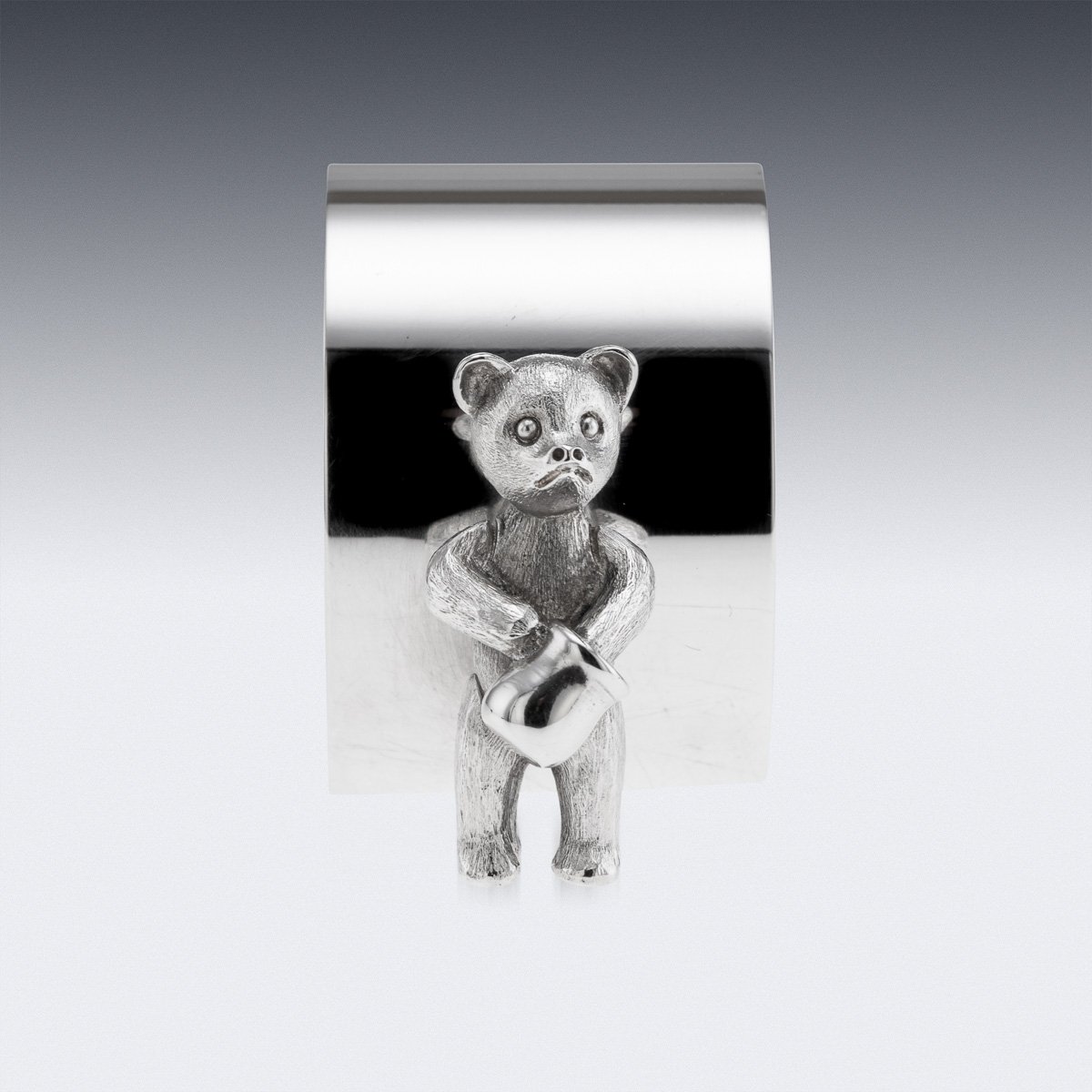 PUSHKINS.COM - J12507 - A 20thC ENGLISH SOLID SILVER NAPKIN RING BY ASPREY, LONDON c.1993 -  05.jpg