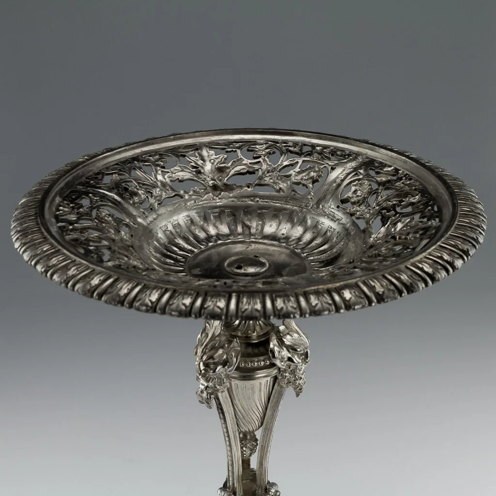 PUSHKIN ANTIQUES LONDON - ANTIQUE 19thC FRENCH CHRISTOFLE SILVER PLATED PAIR OF COMPORTS, PARIS c.1880 - 05.jpg
