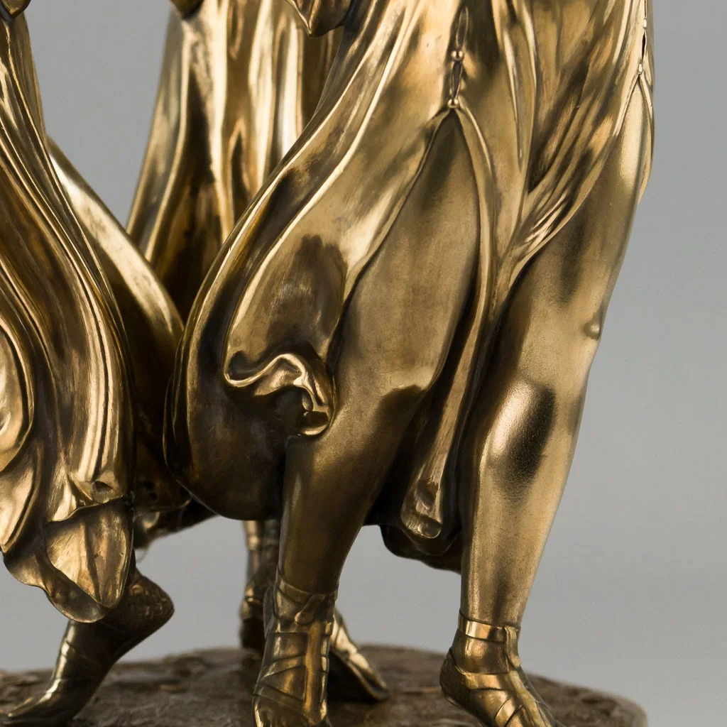 Pushkin Antiques - ANTIQUE 19THC VICTORIAN SOLID SILVER GILT MONUMENTAL FIGURAL CENTREPIECE C.1837 - 08.jpg