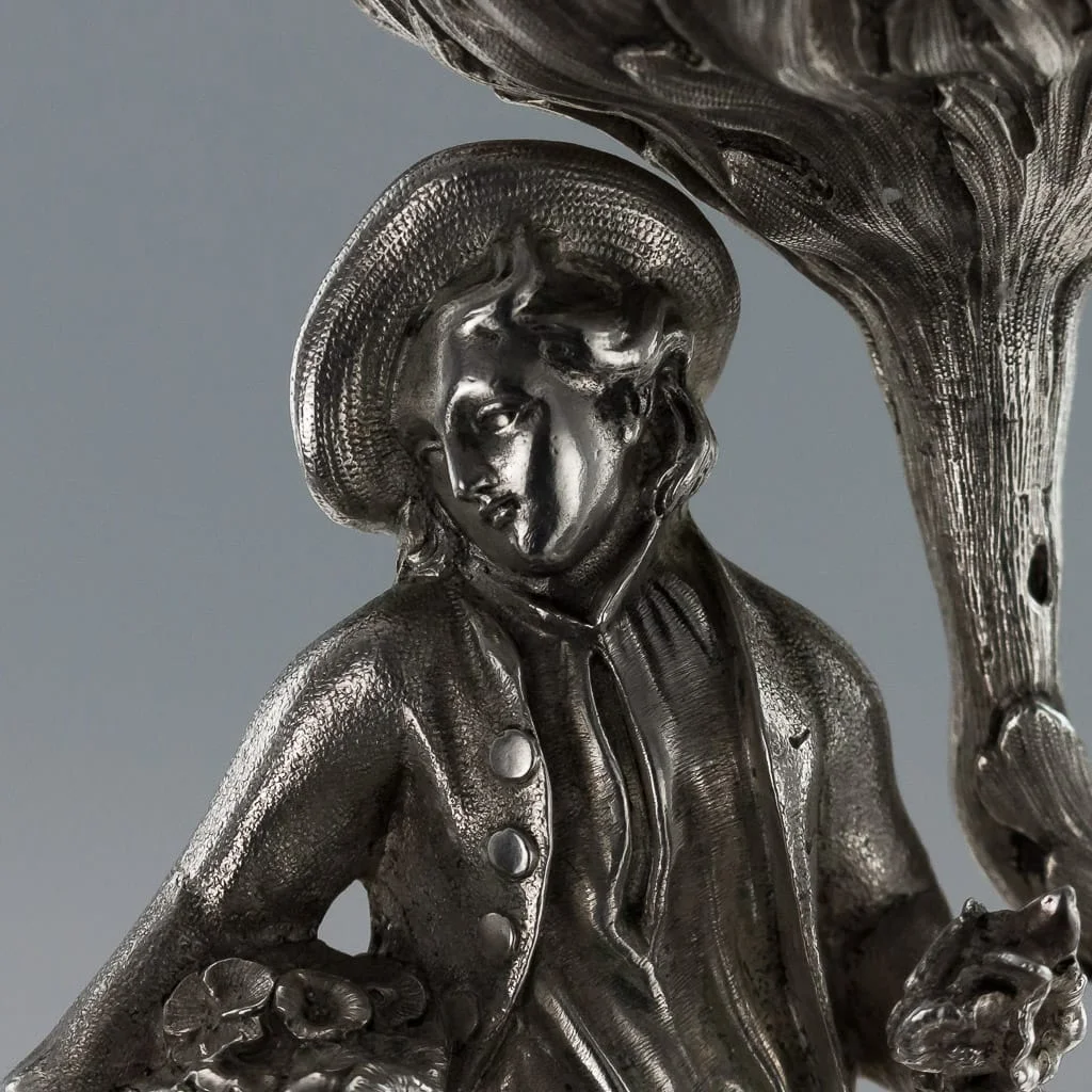 ANTIQUE 19thC VICTORIAN SOLID SILVER PAIR OF FIGURAL COMPORTS, C & G FOX c.1852 - 11.jpg
