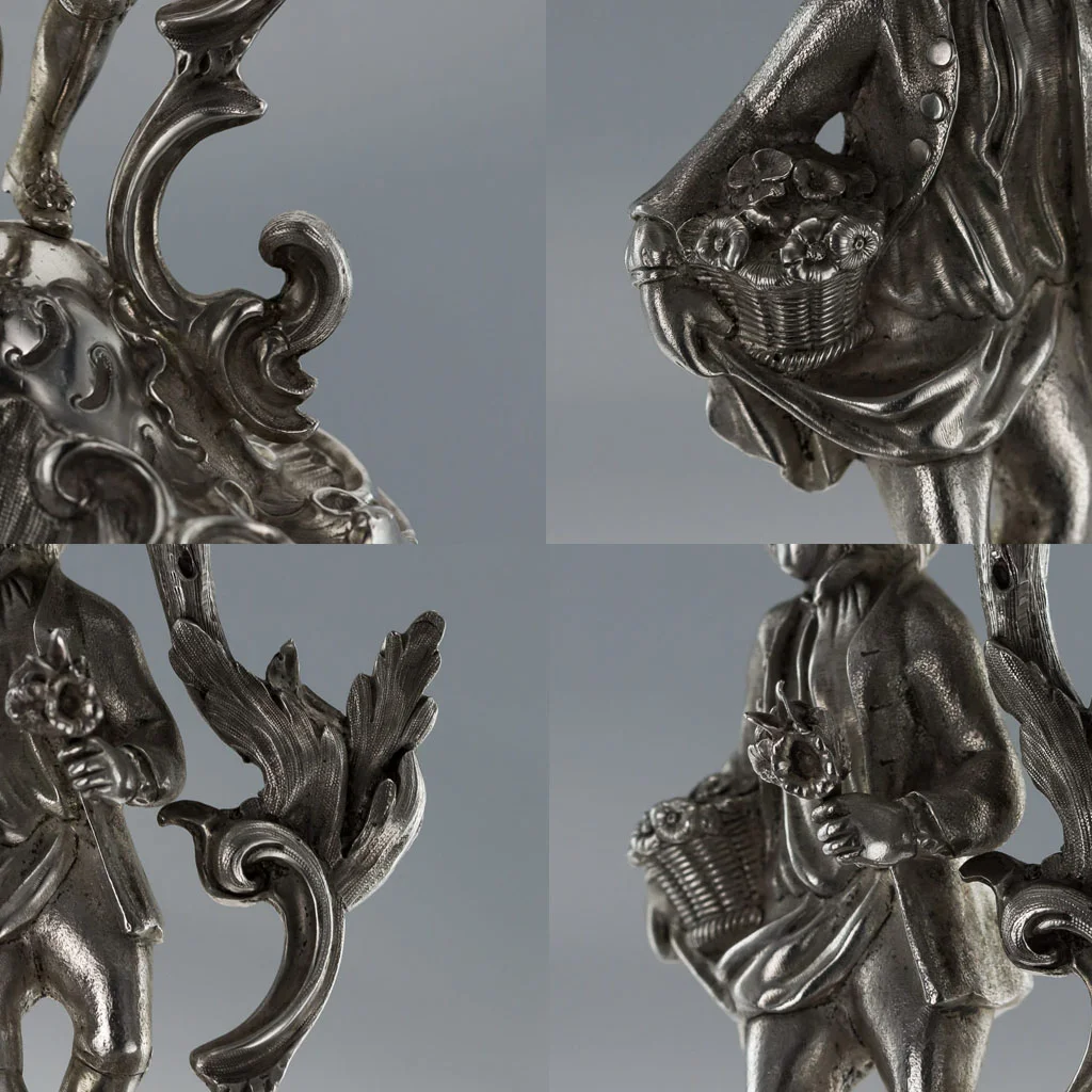 ANTIQUE 19thC VICTORIAN SOLID SILVER PAIR OF FIGURAL COMPORTS, C & G FOX c.1852 - 12.jpg