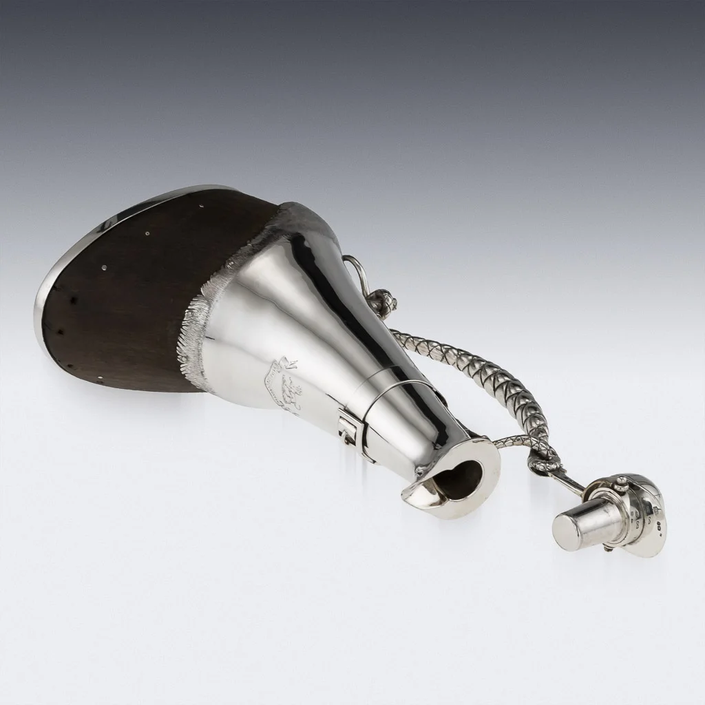 PUSHKIN ANTIQUES - ANTIQUE 19thC VICTORIAN PRIME MINISTERS SOLID SILVER NOVELTY DECANTER c.1883 - 7.jpg