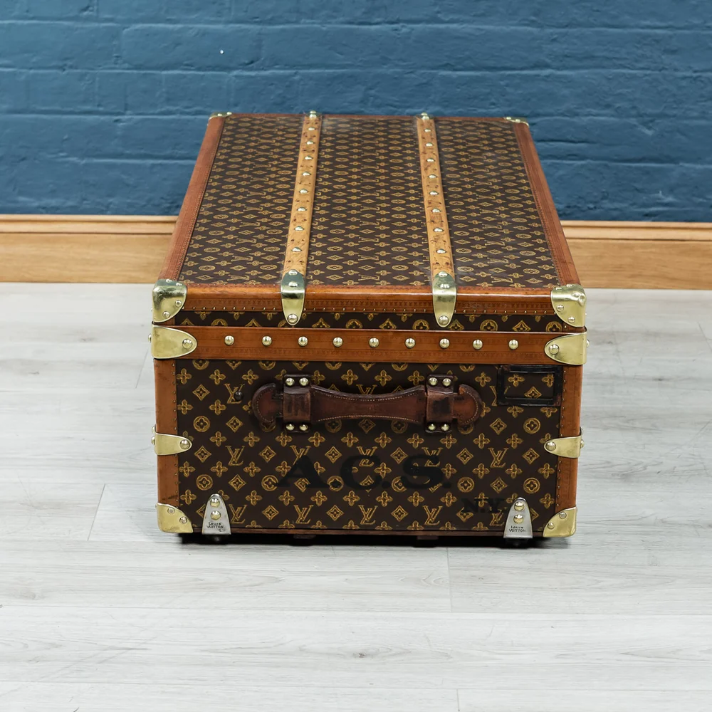 Pushkin Antiques Beautiful 20thc Louis Vuitton Monogram Canvas Cabin Trunk C 1940
