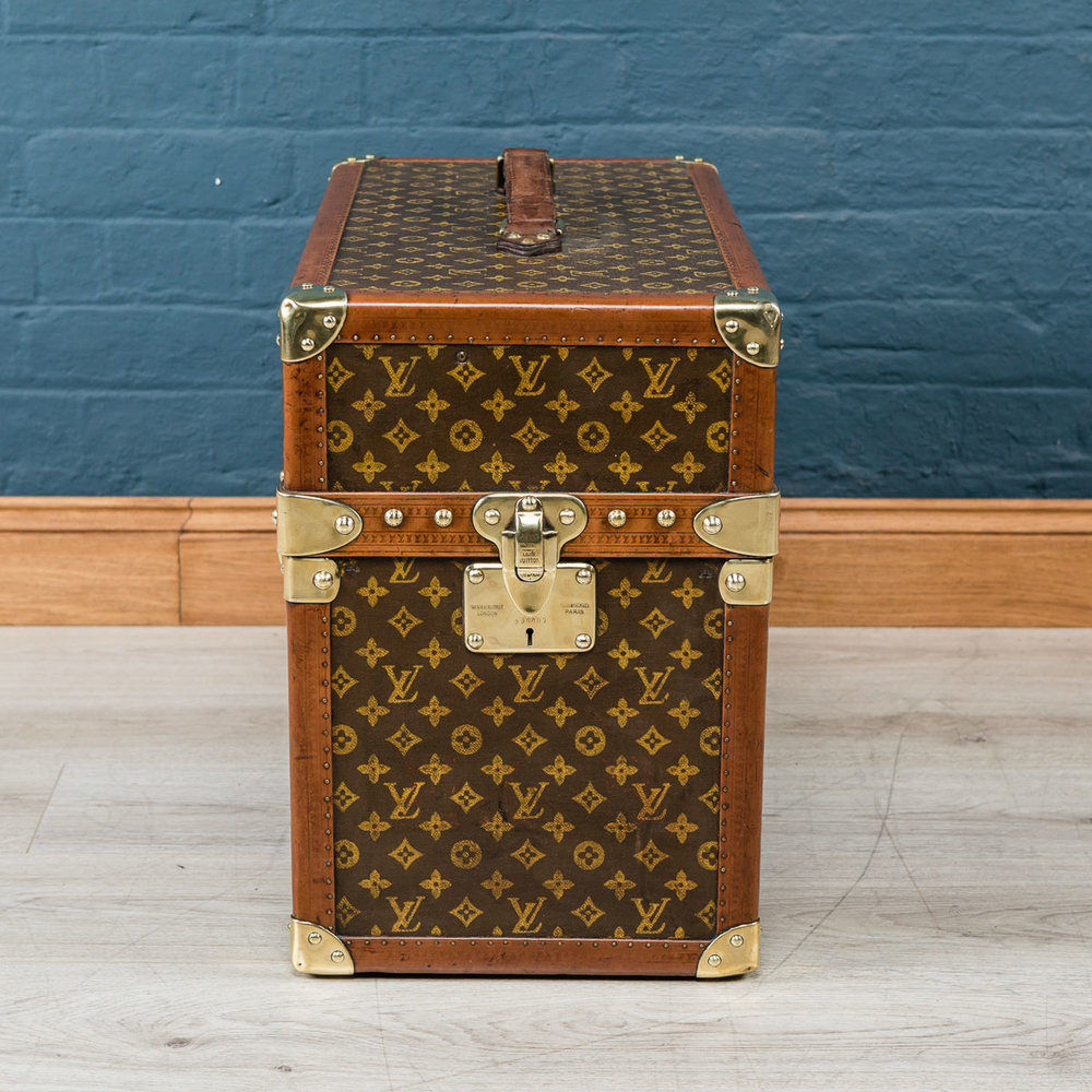 20th CENTURY EXTREMELY RARE LOUIS VUITTON HEMINGWAY TRUNK c.1935 — Pushkin  Antiques