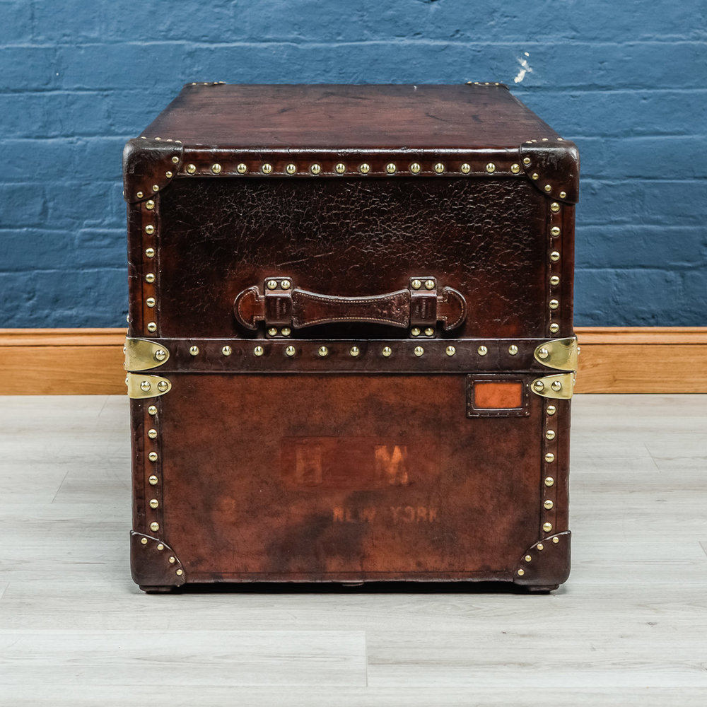 ANTIQUE 20thC RARE LOUIS VUITTON ORANGE VUITTONITE HAT BOX c.1930 — Pushkin  Antiques