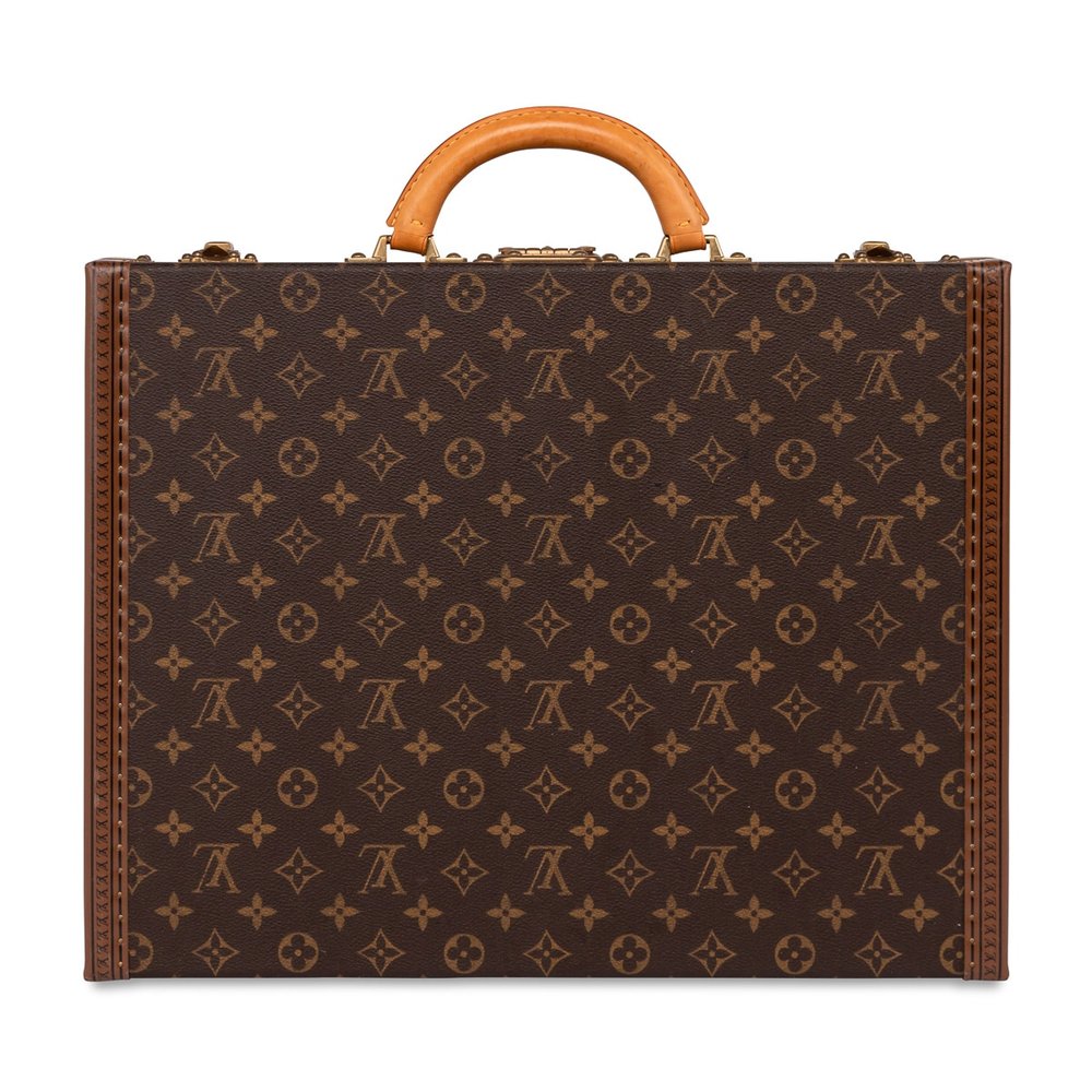 Louis Vuitton Monogram Canvas and Leather 3 Watch Case