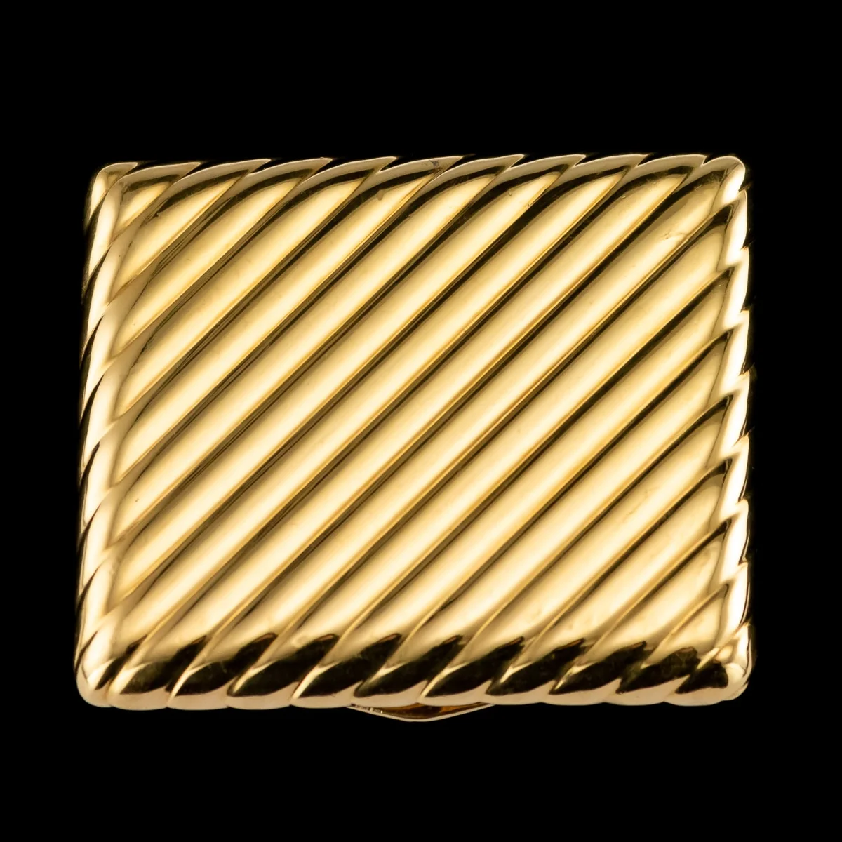 pushkin antiques - STUNNING 20thC VAN CLEEF & ARPELS 18K GOLD & DIAMOND COMPACT c.1960 - 3.jpg