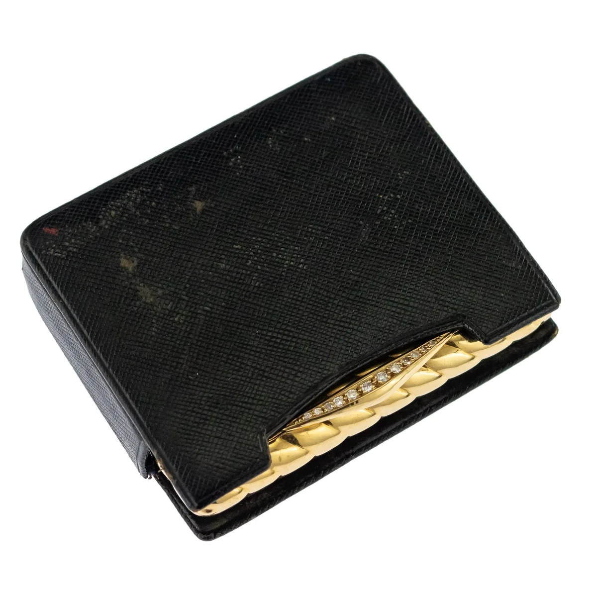 pushkin antiques - STUNNING 20thC VAN CLEEF & ARPELS 18K GOLD & DIAMOND COMPACT c.1960 - 11.jpg