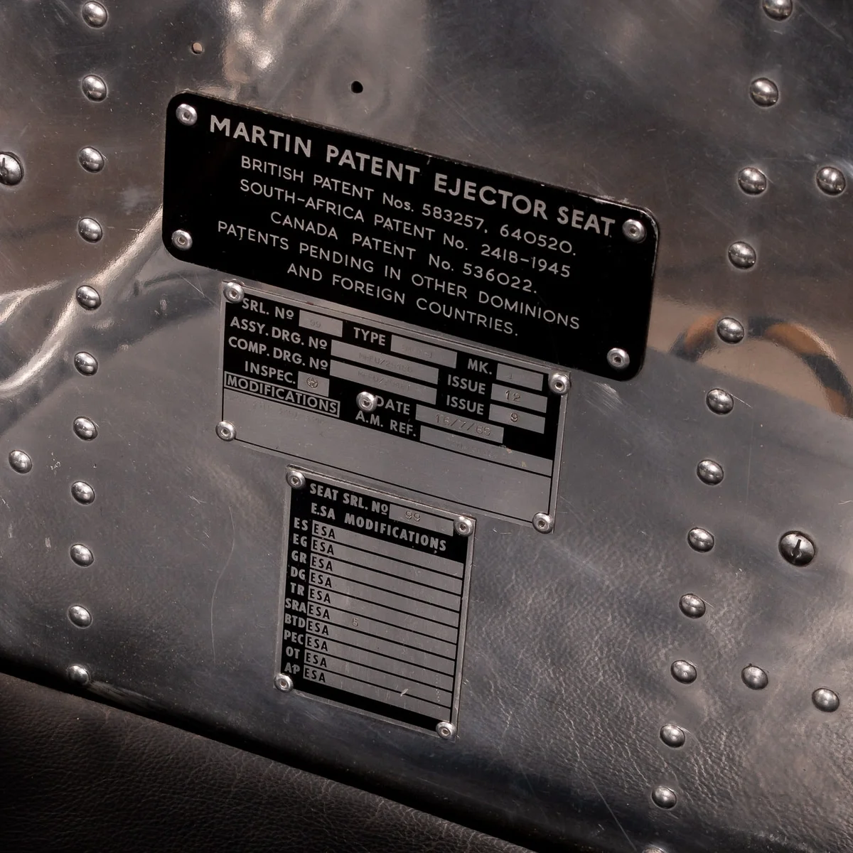 pushkin antiques - STYLISH CHROME PLATED EJECTION SEAT BY MARTIN BAKER c.1960 - 9.jpg