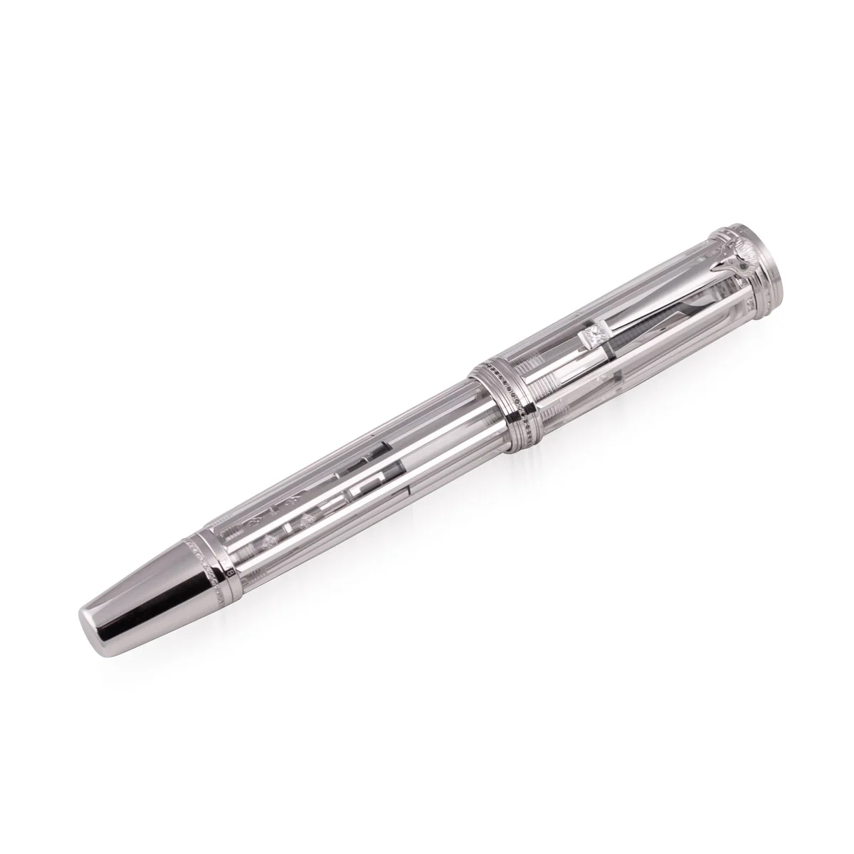pushkin antiques - MONTBLANC 5:8 LIMITED EDITION WHITE HOUSE 18K GOLD FOUNTAIN PEN - 2.jpg