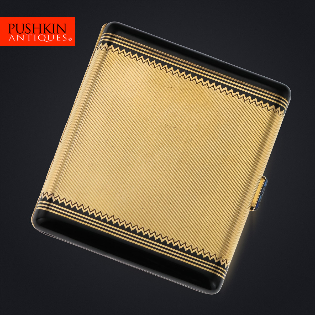 cartier gold cigarette case