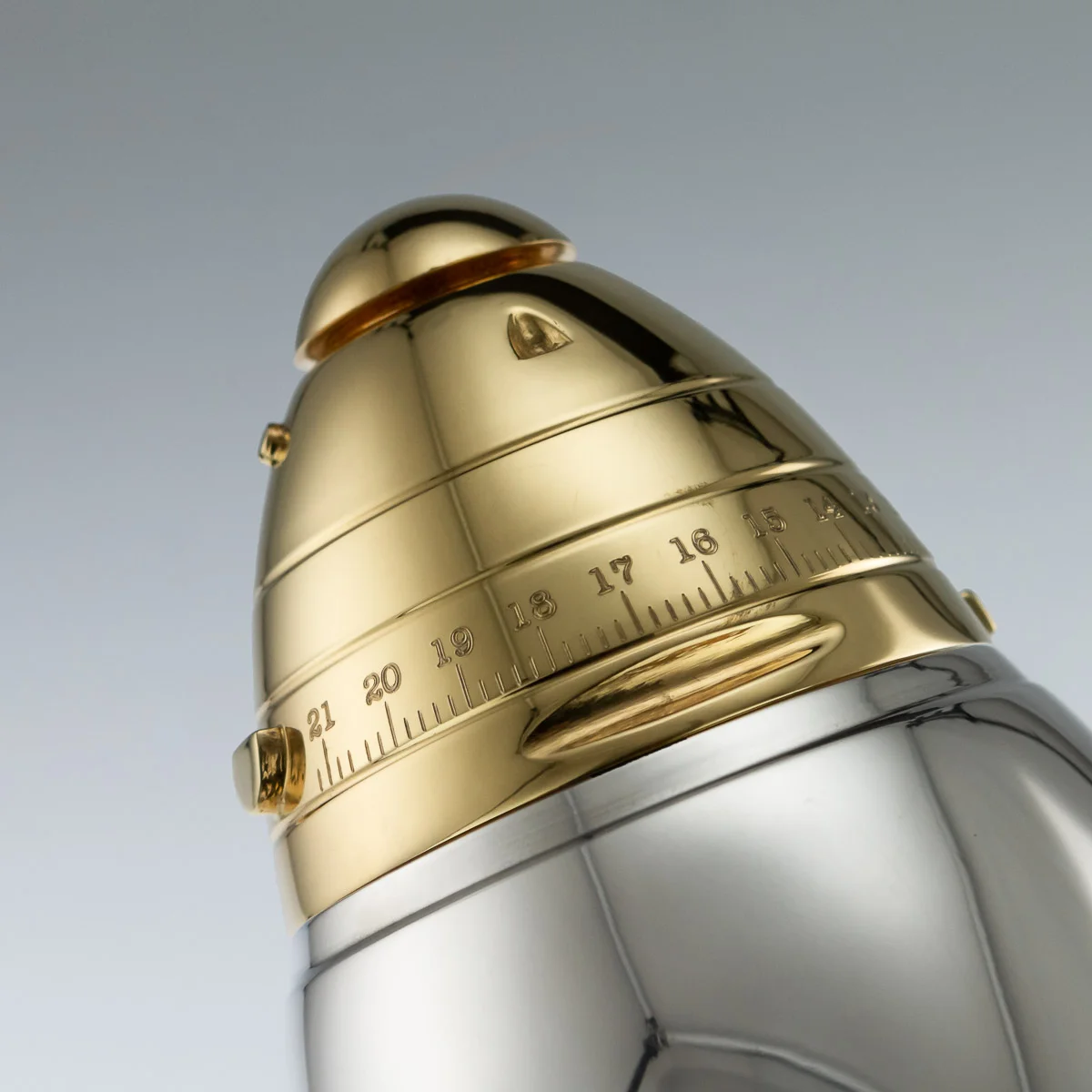WW1 ARTILLERY SHELL SOLID SILVER COCKTAIL SHAKER, PUSHKIN ALEXANDER c.2019 - 9.jpg