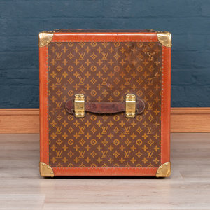 Antique Louis Vuitton Stokowski desk trunk - Pinth Vintage Luggage