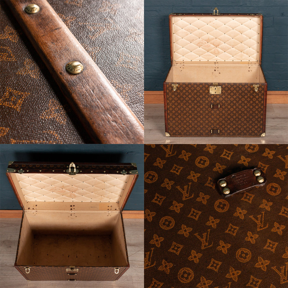 Vintage Louis Vuitton Humidor Trunk, Circa 1900'S