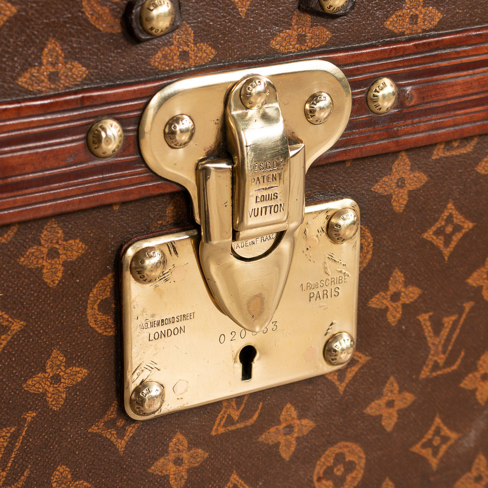 20th CENTURY EXTREMELY RARE LOUIS VUITTON HEMINGWAY TRUNK c.1935 — Pushkin  Antiques