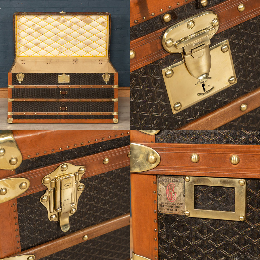 Vuitton and Goyard trunks (Mercante in fiera - Parma)