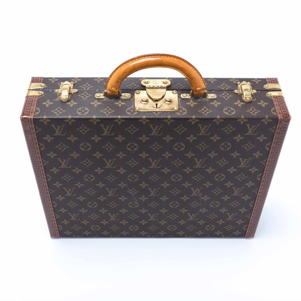 20thC LOUIS VUITTON CUSTOM FITTED WATCH CASE, FRANCE — Pushkin Antiques
