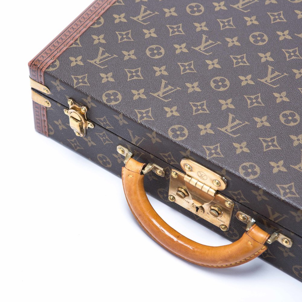 A LATE 20TH CENTURY LOUIS VUITTON PRESIDENT CASE WITH KEYS — Pushkin  Antiques