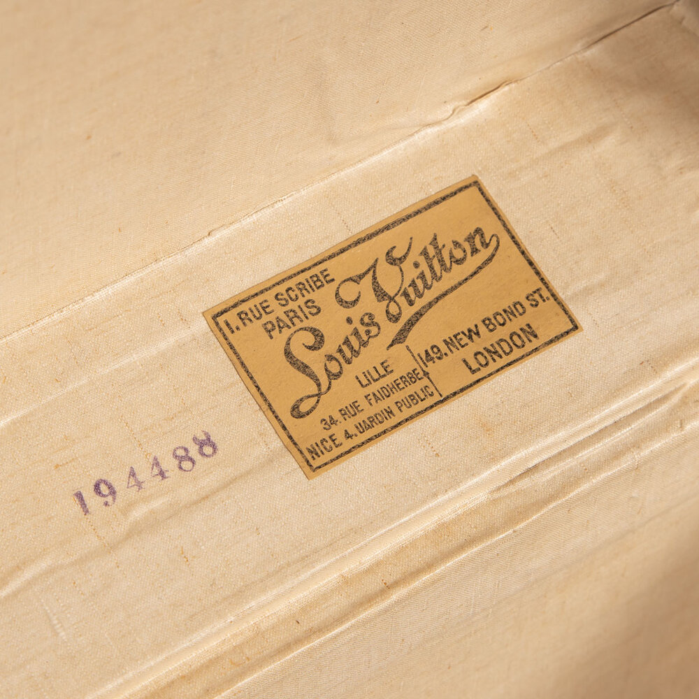 ANTIQUE 20thC EXTREMELY RARE LOUIS VUITTON MALLE FLEURS c.1920 — Pushkin  Antiques