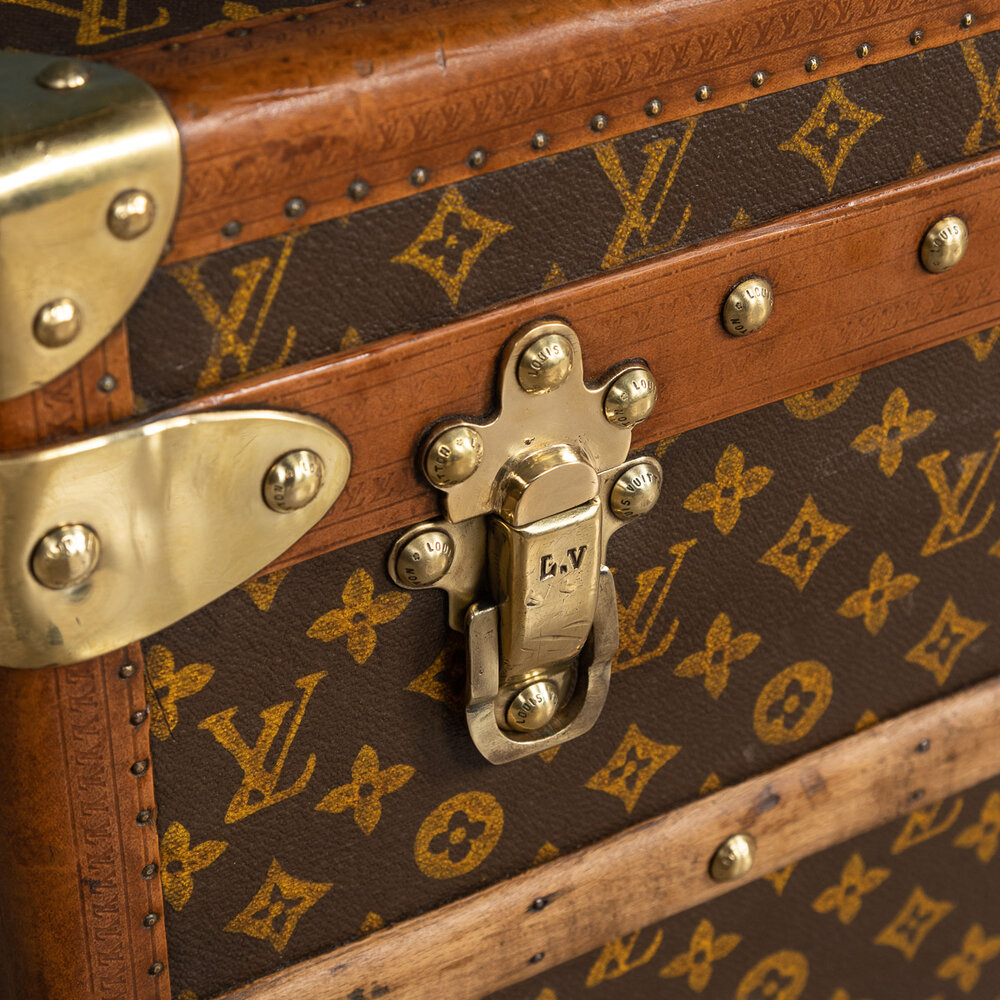 A monogram canvas wardrobe trunk by Louis Vuitton, Garment Cover
