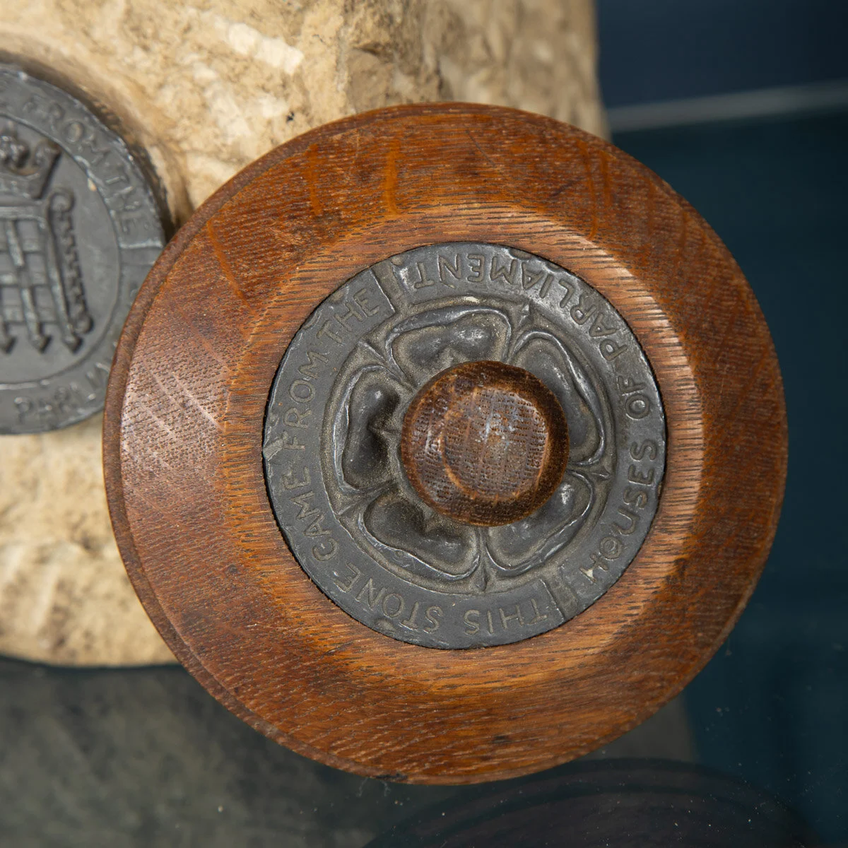 Pushkin Antiques - A STONE JAR MADE FROM HOUSES OF PARLIAMENT BRICKWORK, ENGLAND c.1950 - 12.jpg
