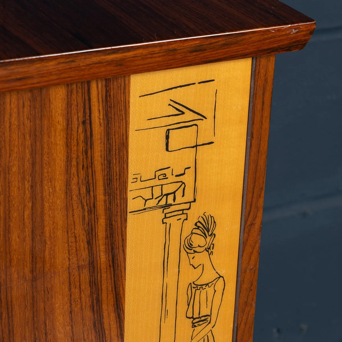PUSHKINS.COM - B11468 - VINTAGE 20thC ITALIAN SIDEBOARD IN THE MANNER OF VITTORIO DASSI c.1960 - 35.jpg