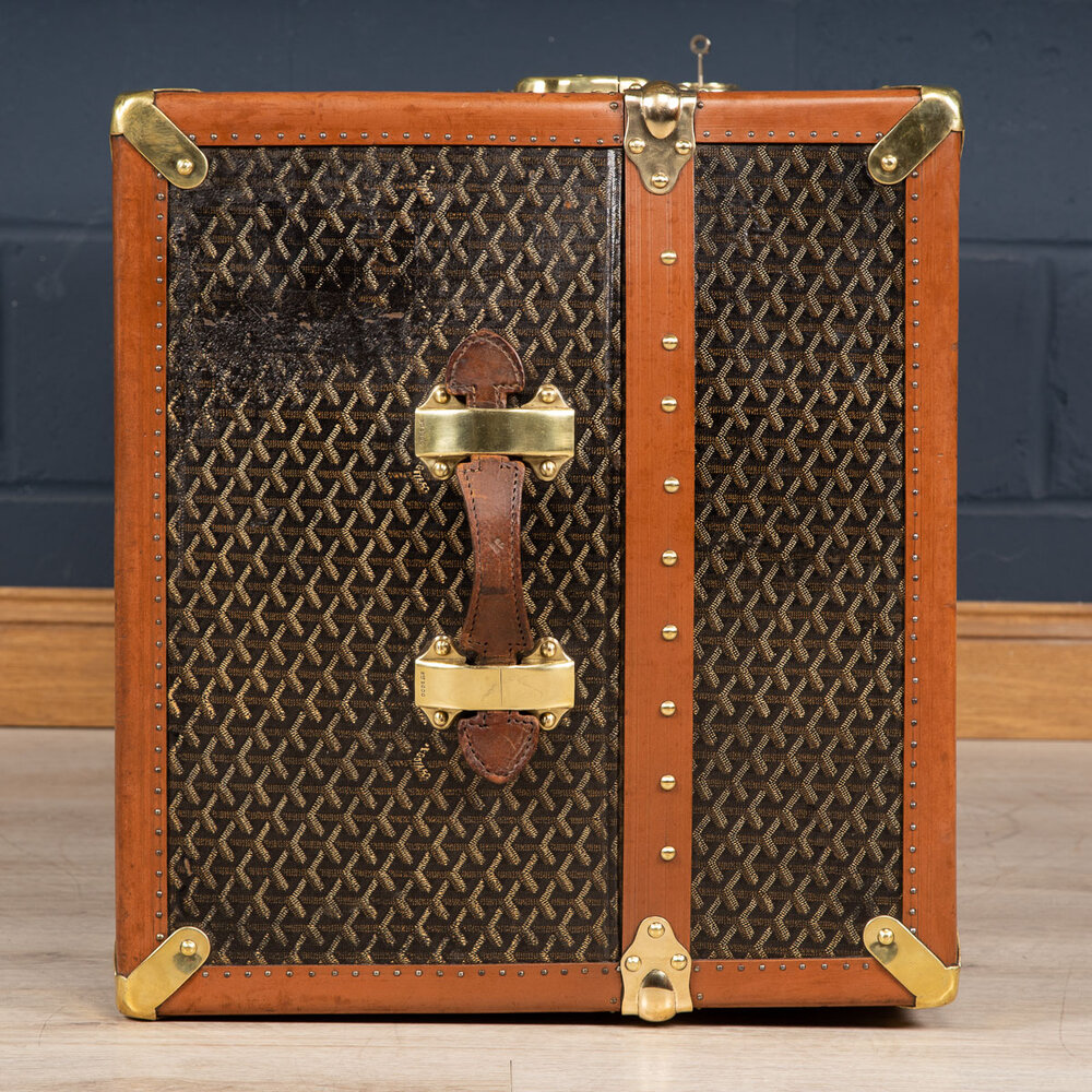 Antique Luxury Goyard Wardrobe Trunk 