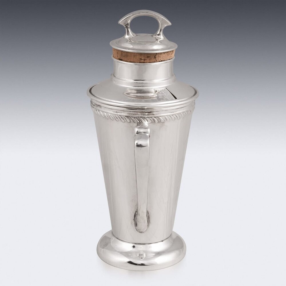 Relaterede Balehval At adskille ANTIQUE 20thC AMERICAN SILVER PLATED "RECIPE" COCKTAIL SHAKER c.1930 —  Pushkin Antiques