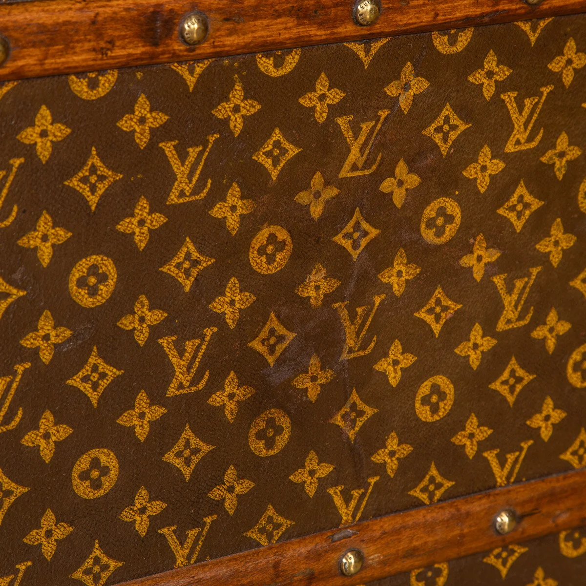 Pushkin Antiques - ANTIQUE 20thC LOUIS VUITTON HAT TRUNK IN MONOGRAM CANVAS, PARIS c.1910 - 22.jpg