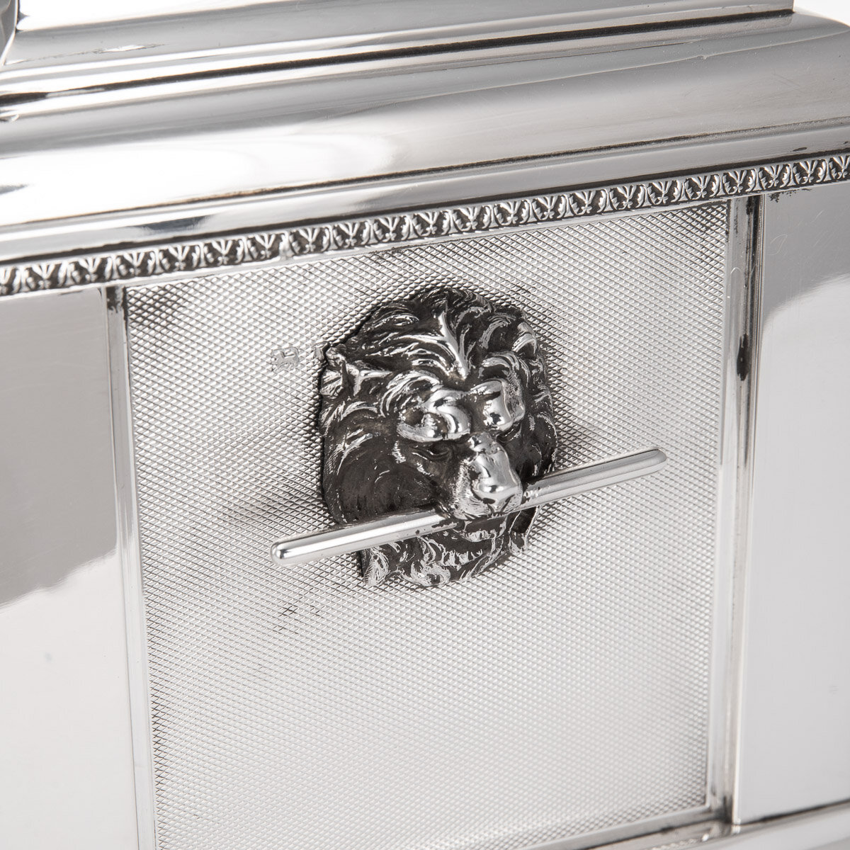 Pushkin Antiques - SUPERB 20thC FRENCH AIR FORCE SOLID SILVER CIGAR & CIGARETTE BOX c.1927 - 11.jpg