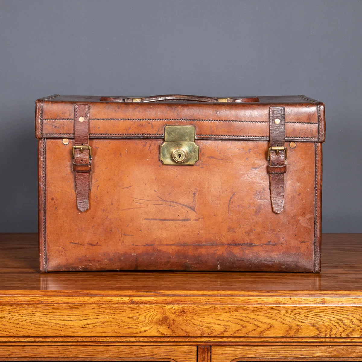 Pushkin Antiques - ANTIQUE 20thC ENGLISH ASPREY LEATHER DOCUMENTS CASE, LONDON c.1910 - 4.jpg