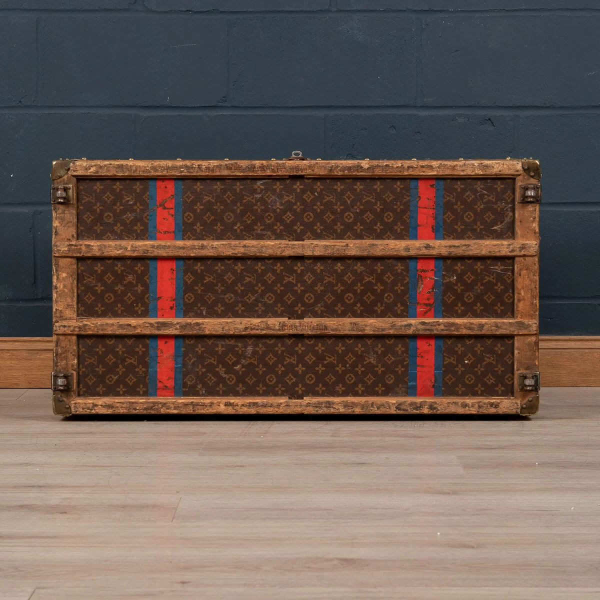 Pushkin Antiques - STUNNING 20thC LOUIS VUITTON CABIN TRUNK IN MONOGRAM CANVAS, PARIS c.1930 - 10.jpg