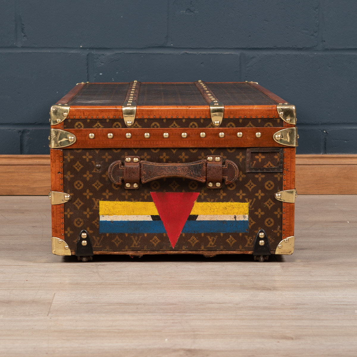 Pushkin Antiques - STUNNING 20thC LOUIS VUITTON CABIN TRUNK IN MONOGRAM CANVAS, PARIS c.1930 - 43.jpg